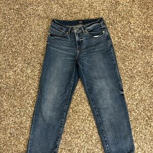 Express Boyfriend Mid Rise Jeans